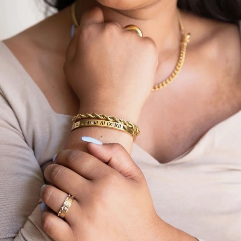 Roman Numerals prime Bracelet